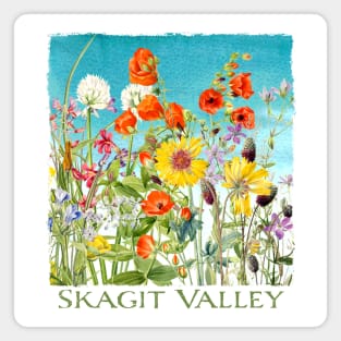 Skagit Valley Washington Flower Floral Gardener's Magnet